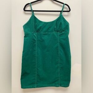 4 for $25 No Boundaries ✨ Emerald Green Spaghetti Strap Dress ✨ Corduroy - XXL